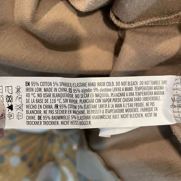 English Factory Brown Flutter Sleeve Dotted Babydoll Mini Dress Size S - Picture 7 of 8